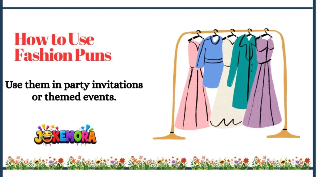 How to Use Fashion Puns