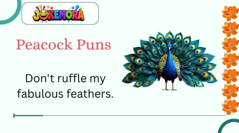 Peacock Puns