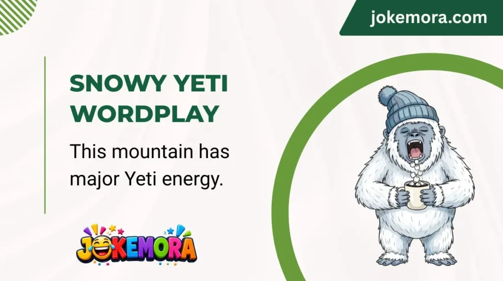 Snowy Yeti Wordplay