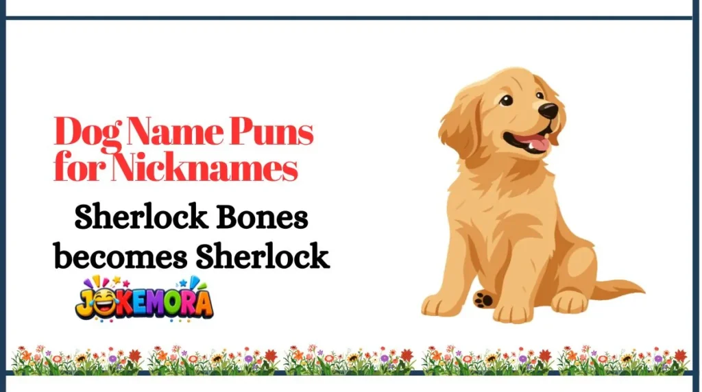 Dog Name Puns for Nicknames