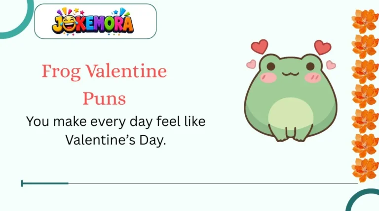 Frog Valentine Puns