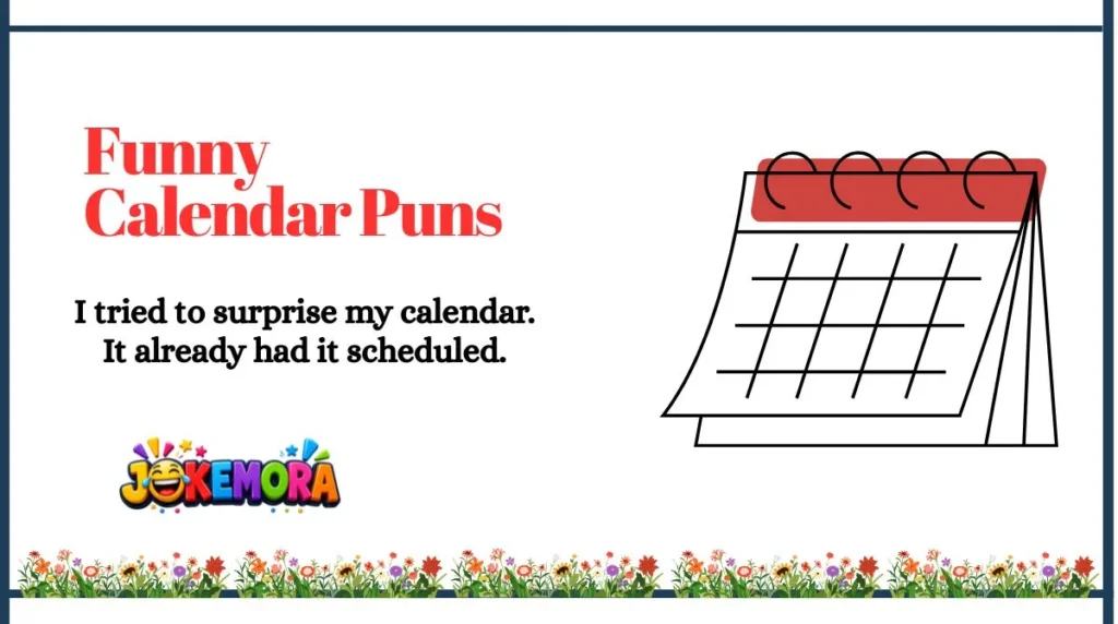 Funny Calendar Puns