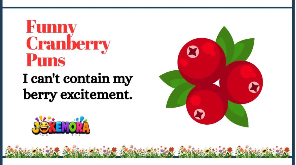 Funny Cranberry Puns
