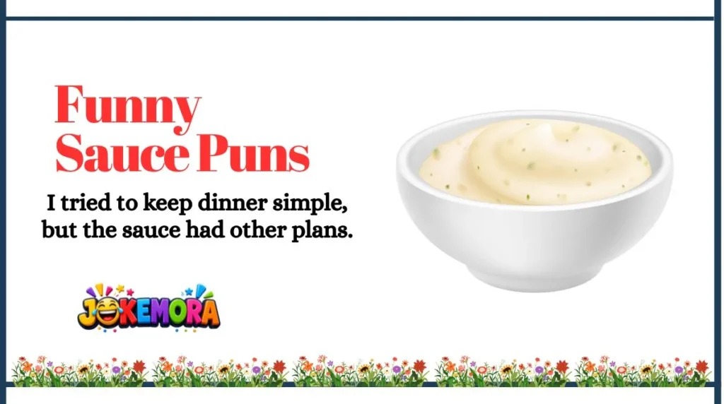 Funny Sauce Puns