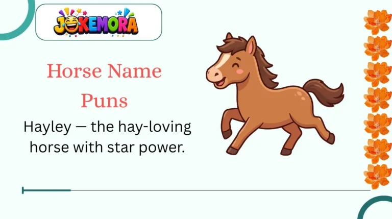 Horse Name Puns