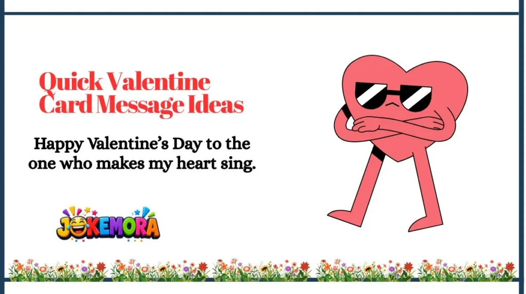 Quick Valentine Card Message Ideas