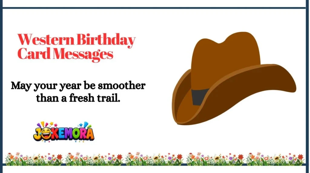Western Birthday Card Messages