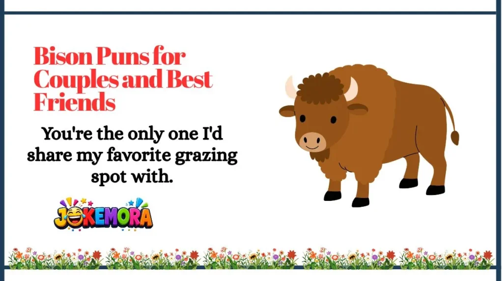Bison Puns for Couples and Best Friends