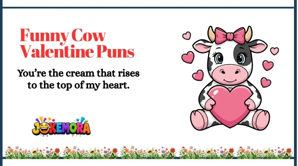 Funny Cow Valentine Puns