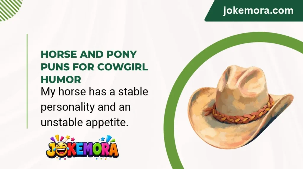 Horse and Pony Puns for Cowgirl Humor