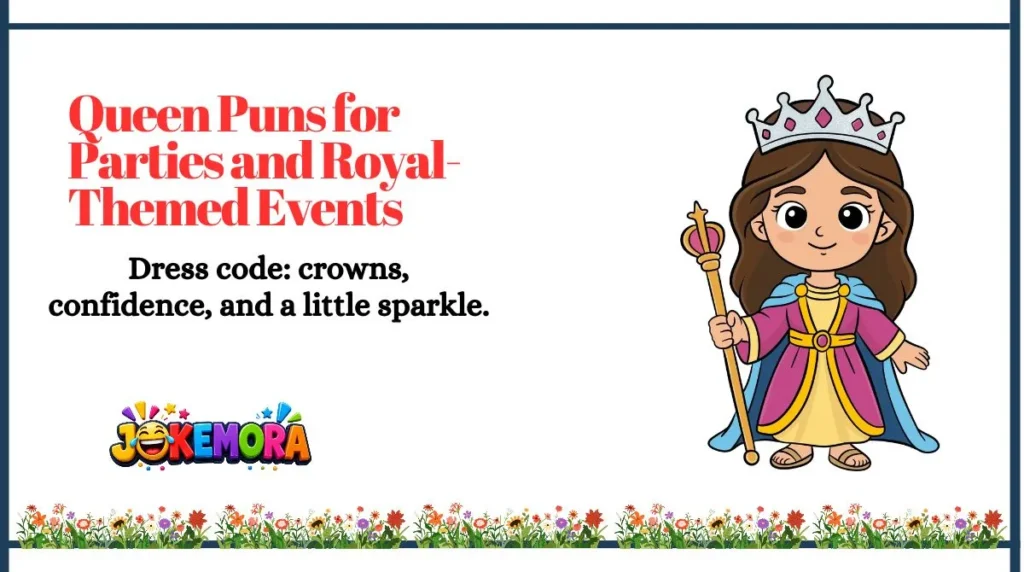 Queen Puns for Parties and Royal-Themed Events