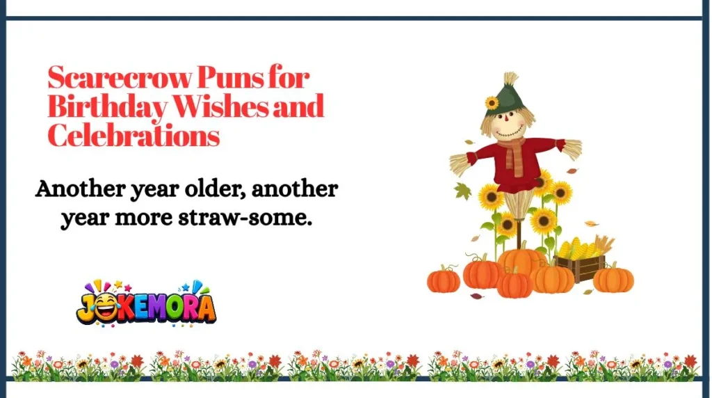 Scarecrow Puns for Birthday Wishes and Celebrations